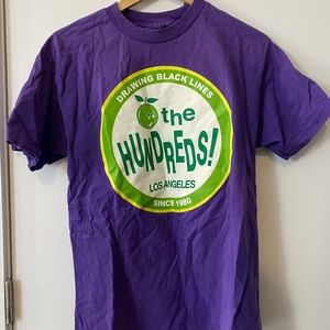 THE HUNDREDS Drawing Black Lines Tee M